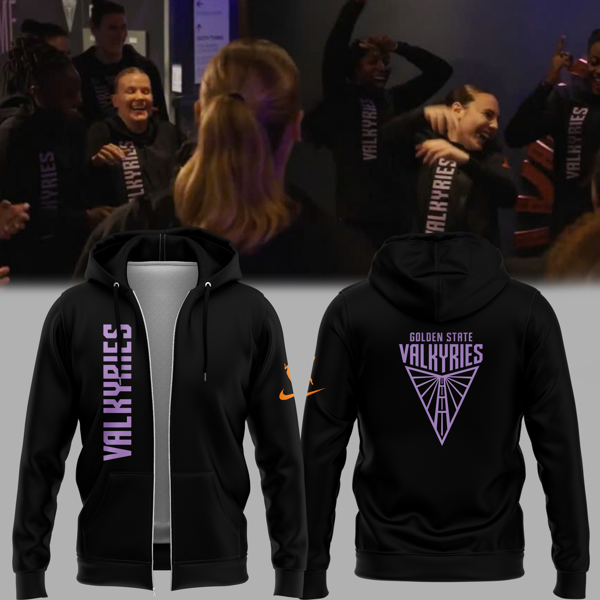 Golden State Valkyries Limited Edition 2025 Zip Hoodie