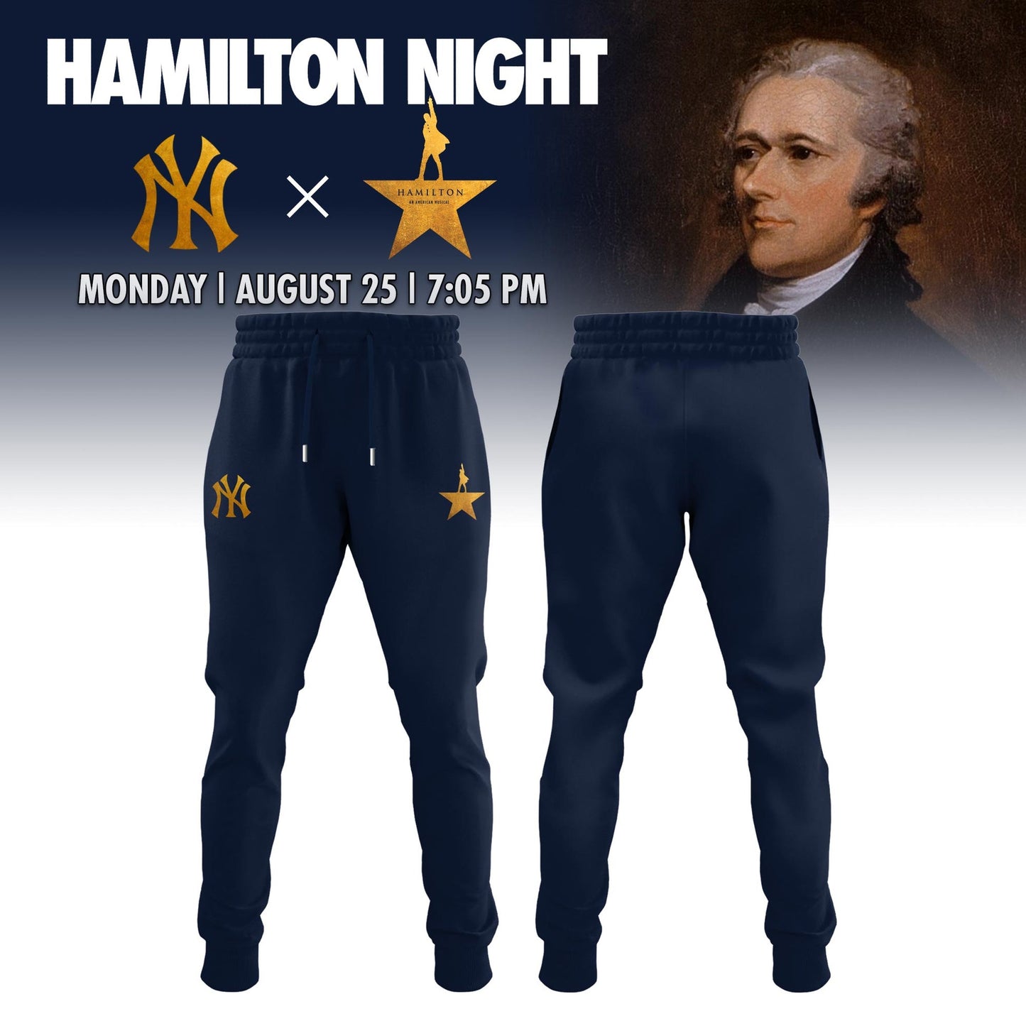 New York Yankees MLB x Hamilton Night 2025 Limited Edition Jersey
