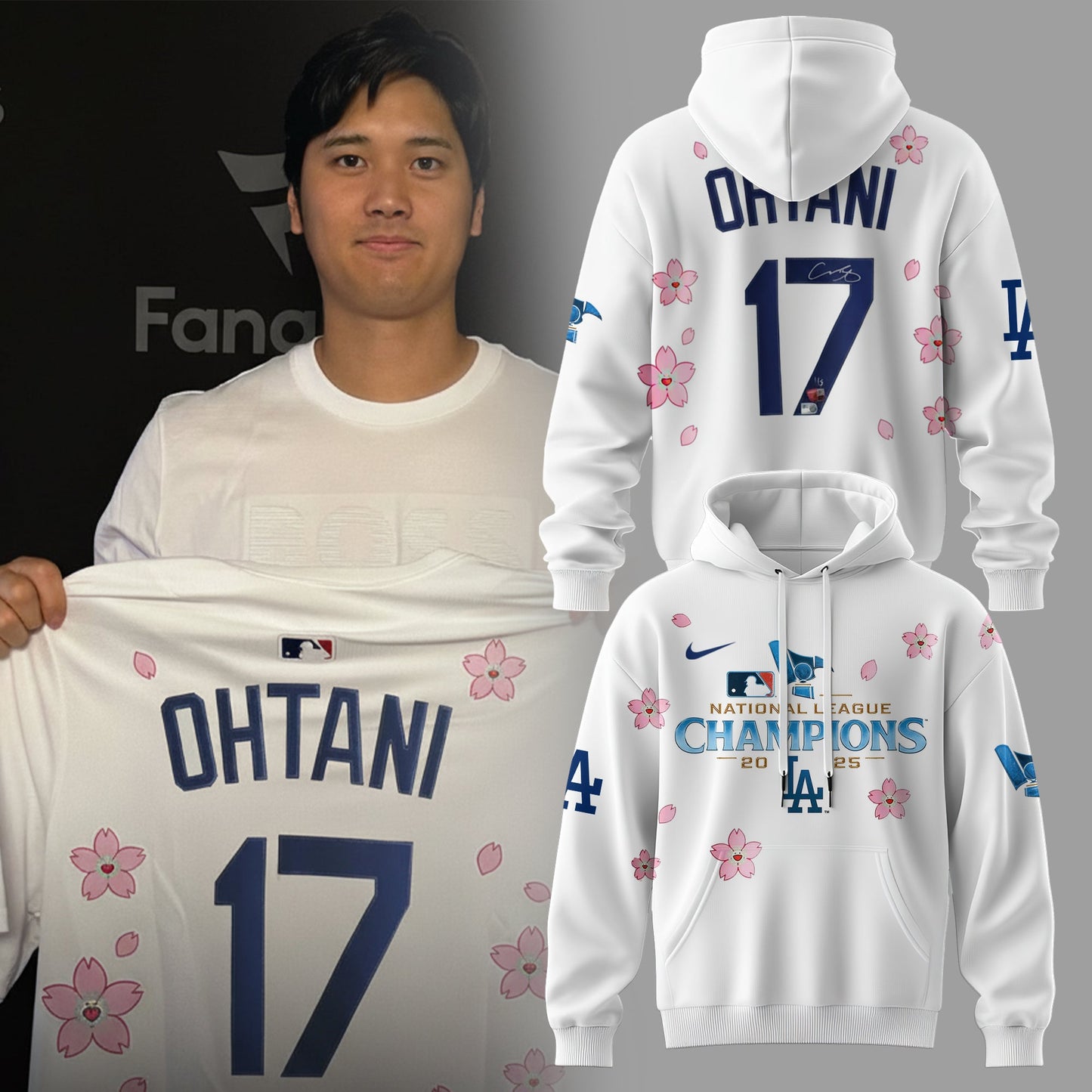 Los Angeles Dodgers Shohei Ohtani 2025 NLCS Champions