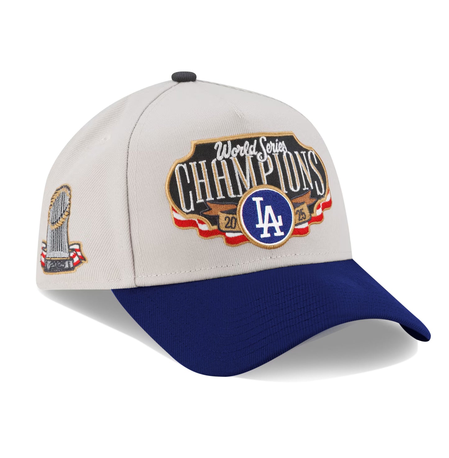 Dodgers Back-To-Back World Series Champions Bomber + Printed Hat