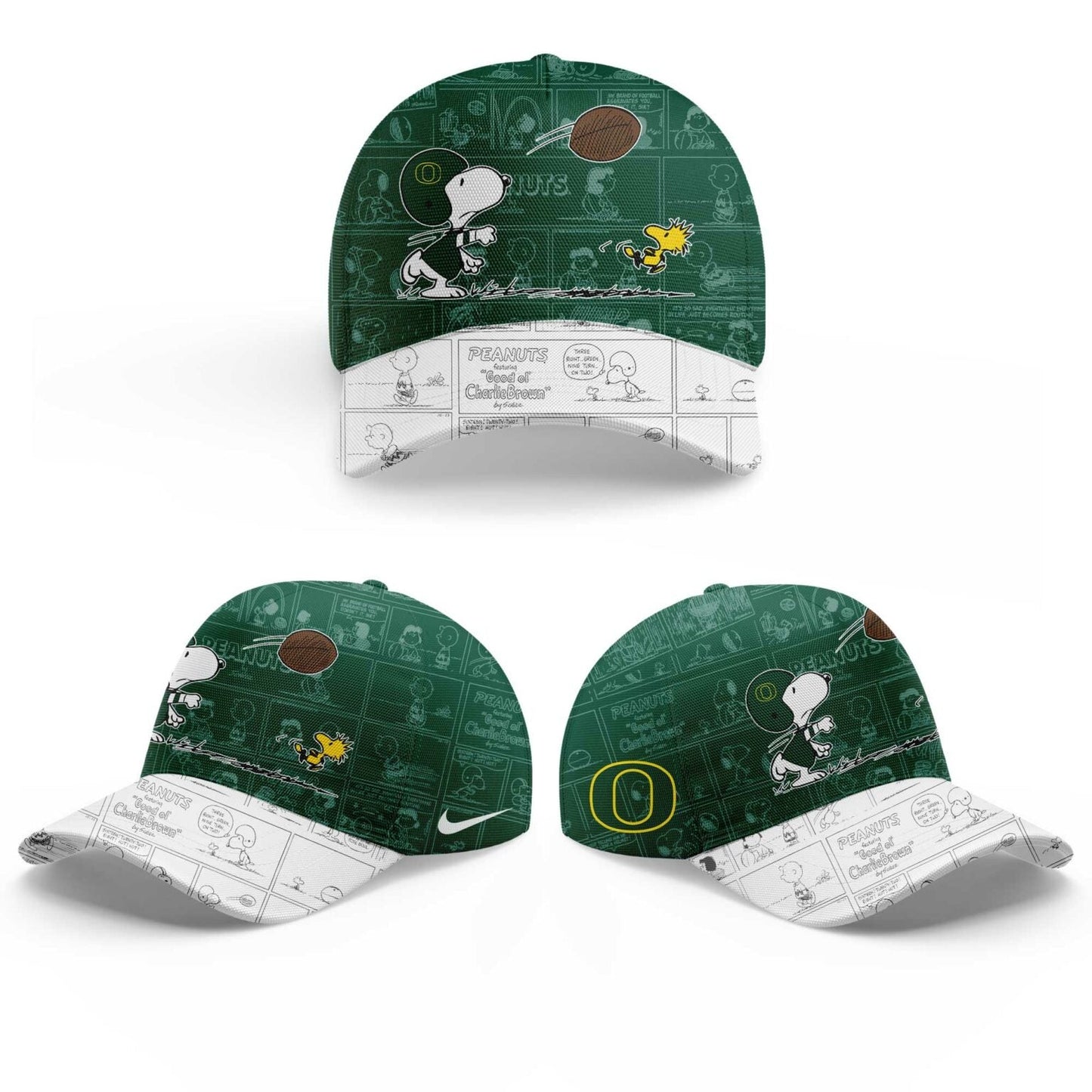 Limited Edition Oregon Football 75th Anniversary of Peanuts Hoodie V2