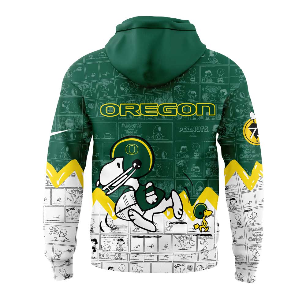 Limited Edition Oregon Football 75th Anniversary of Peanuts Hoodie