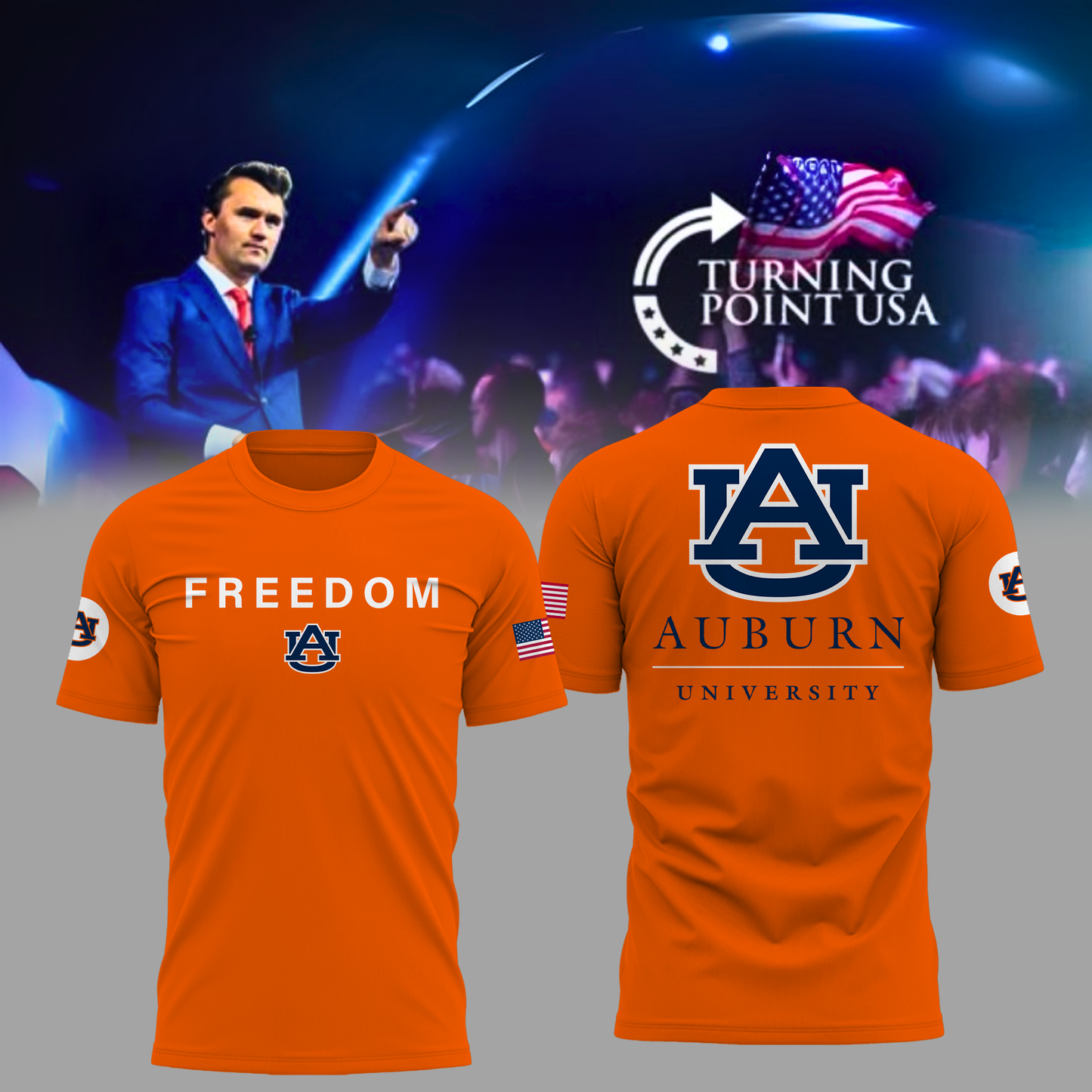 Limited Edition Auburn University x Turning Point USA T-Shirt
