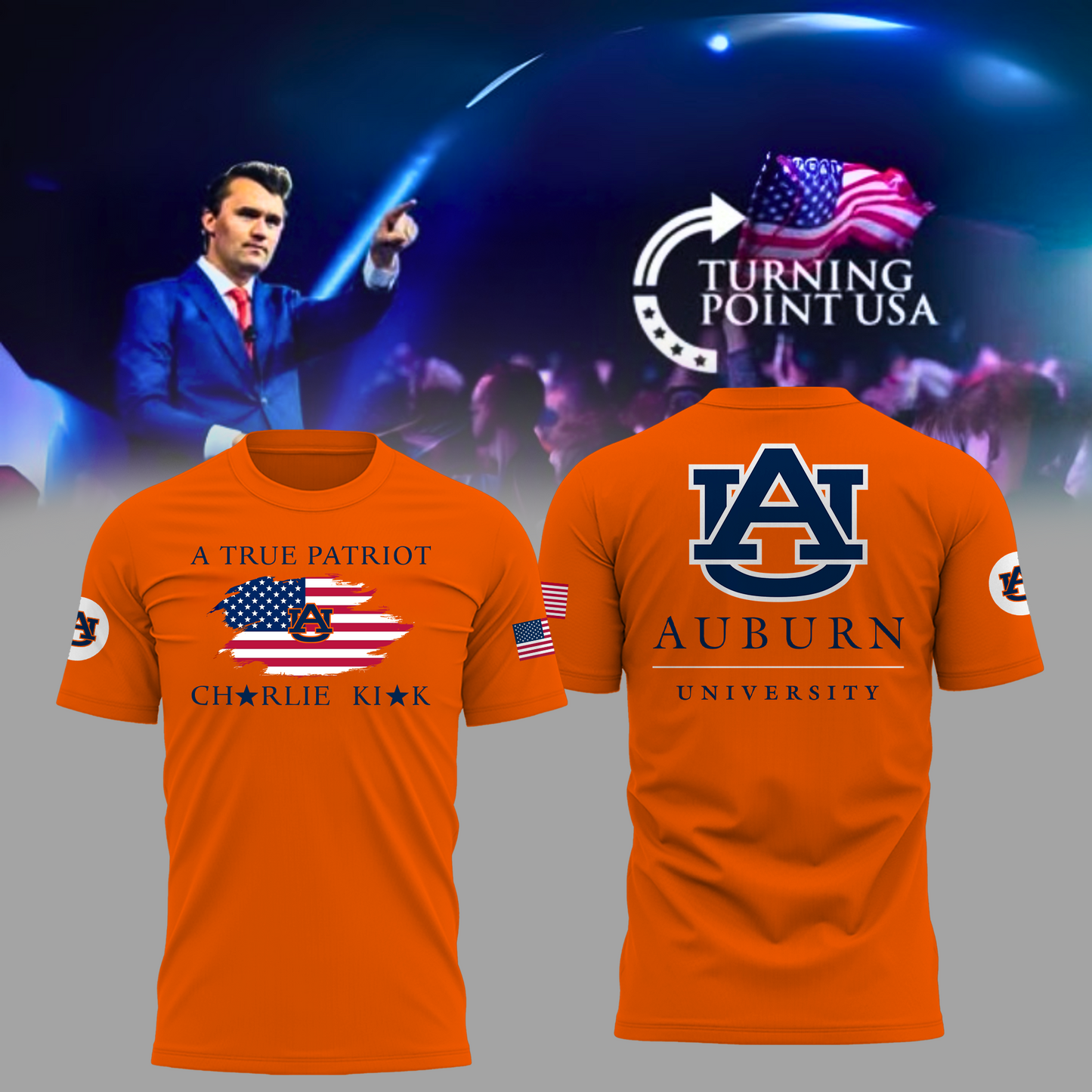 Limited Edition Auburn University x Turning Point USA T-Shirt