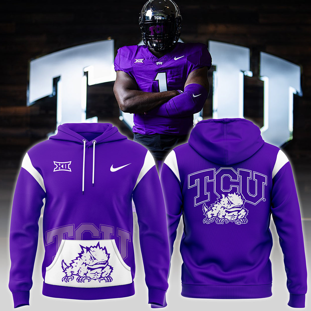 TCU Football 2025 Hoodie V2