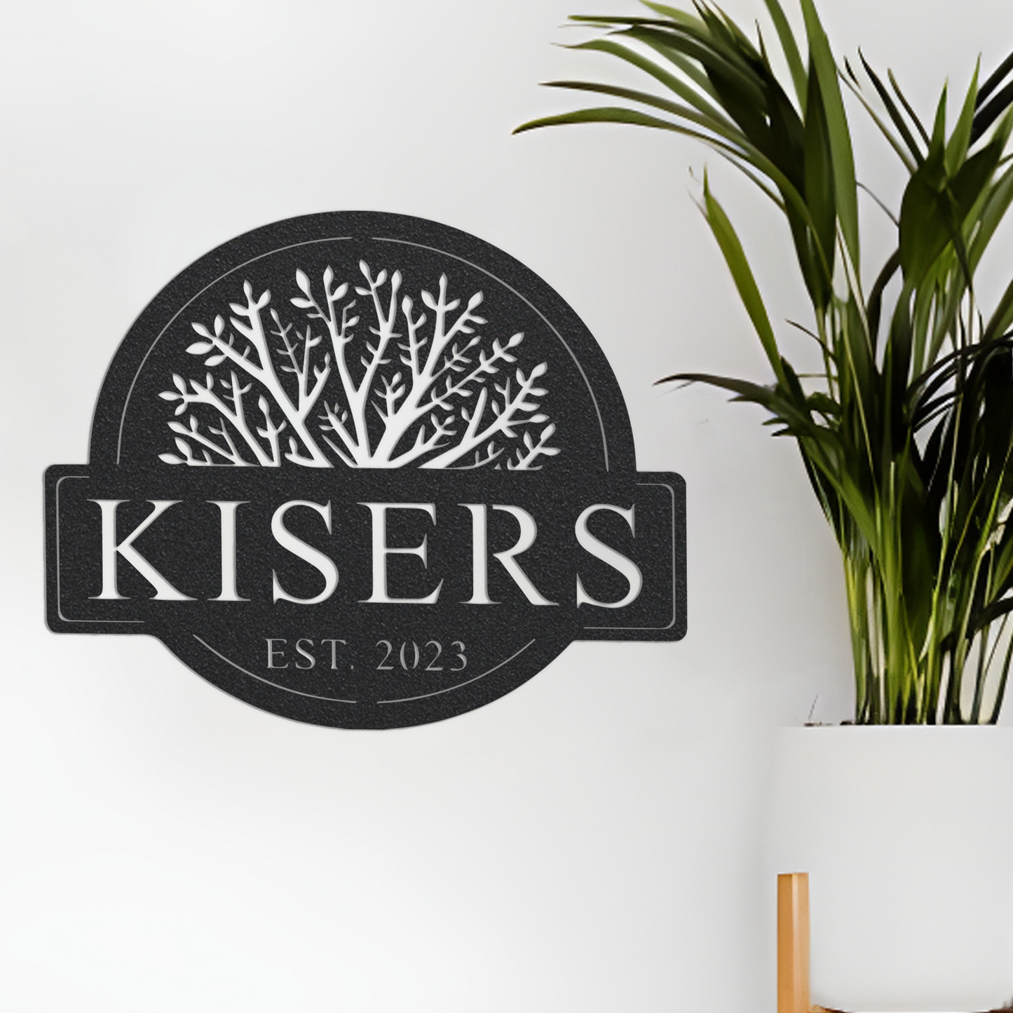 Metal Name Sign, Custom Metal Sign, Metal Name Sign, Housewarming Gift, Family Name Sign, Metal Sign for Door, Door Hanger, Home Decor