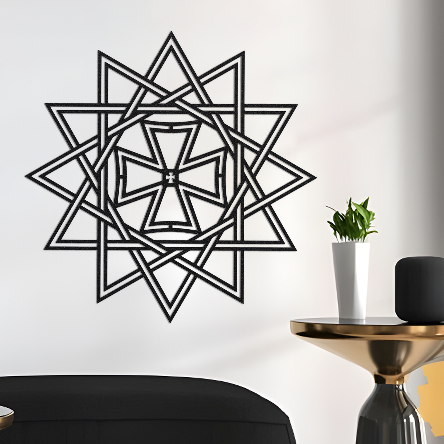 Ertsgamma Metal Sign, Lucky Star Metal Wall Art, Amulet Sign, Ancient Home Decor, Lucky Star Metal Art, Christian Metal Ornament