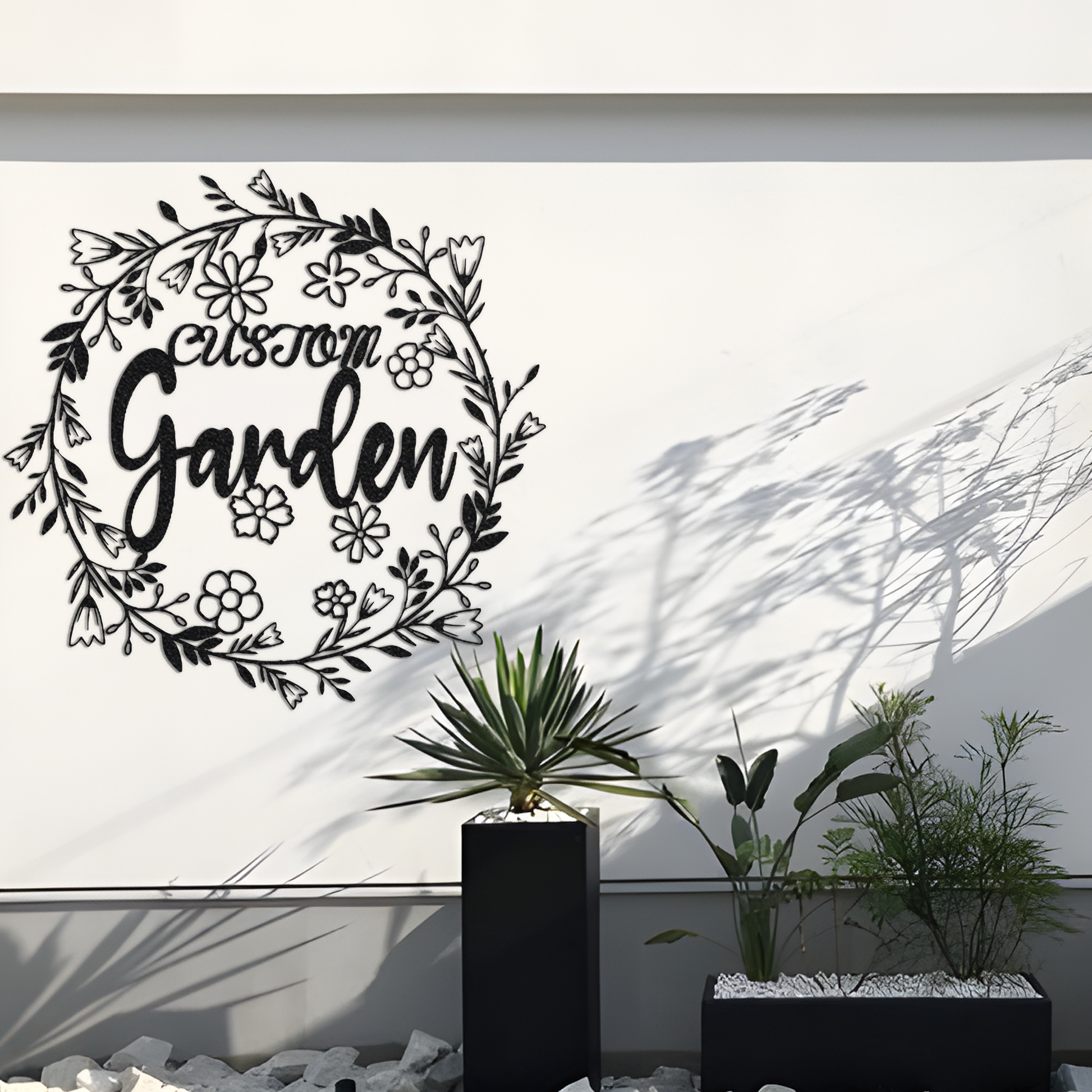 Garden Wall Art,Personalized Garden Sign Name,Garden Metal Sign,Custom Garden Wall Decor,Garden Gate Sign,Grandma's Garden Sign