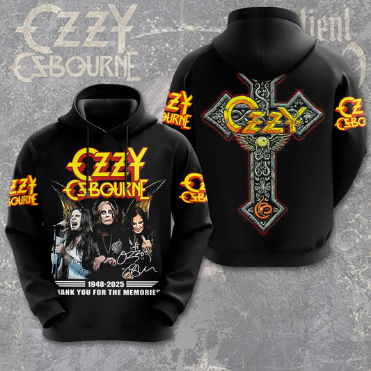 Ozzy Osbourne 3D Hoodie - Thank You For The Memories