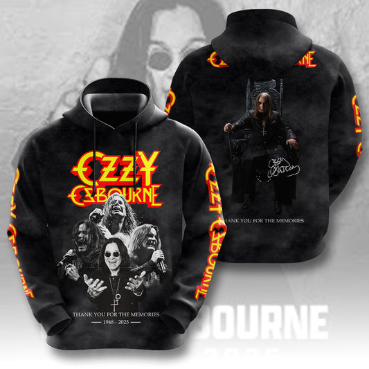 Ozzy Osbourne 3D Hoodie - Thank You For The Memories