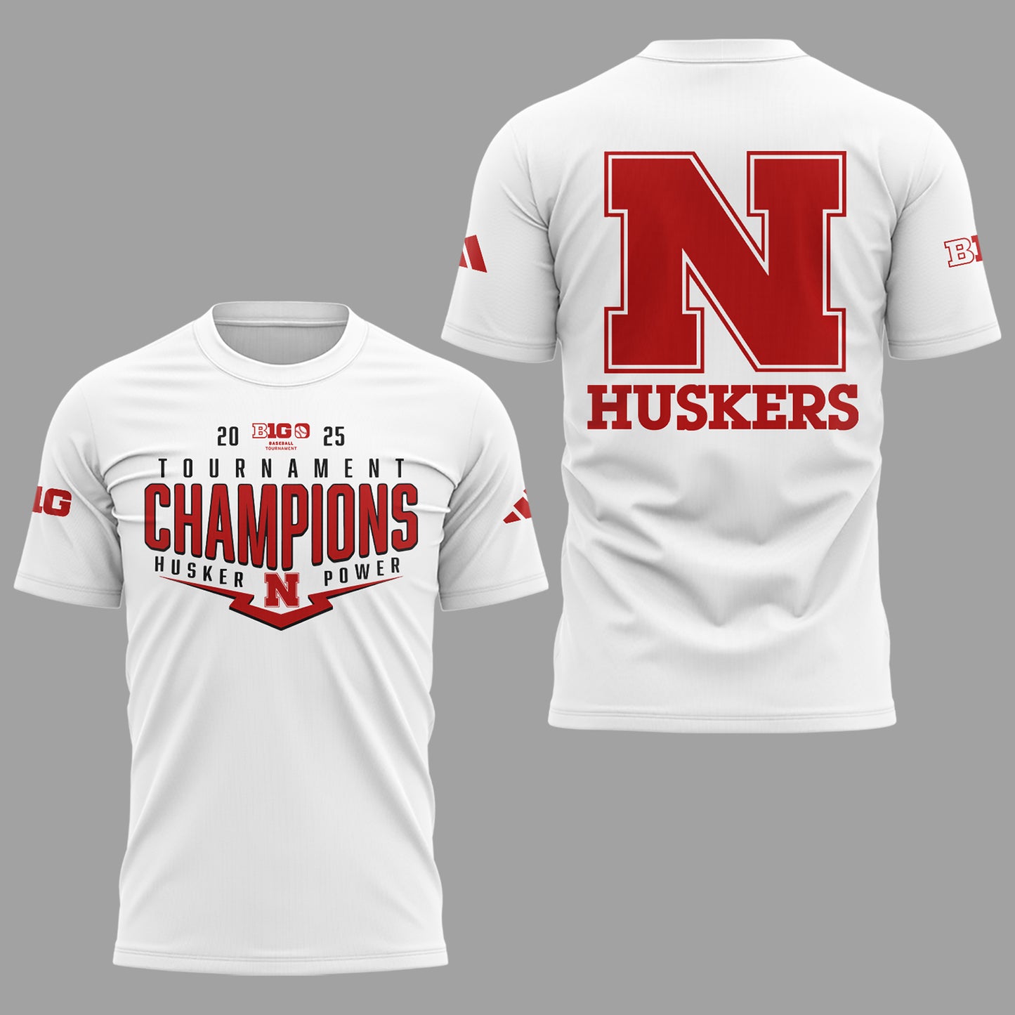Nebraska Baseball x B1G Tourney Championship T-Shirt