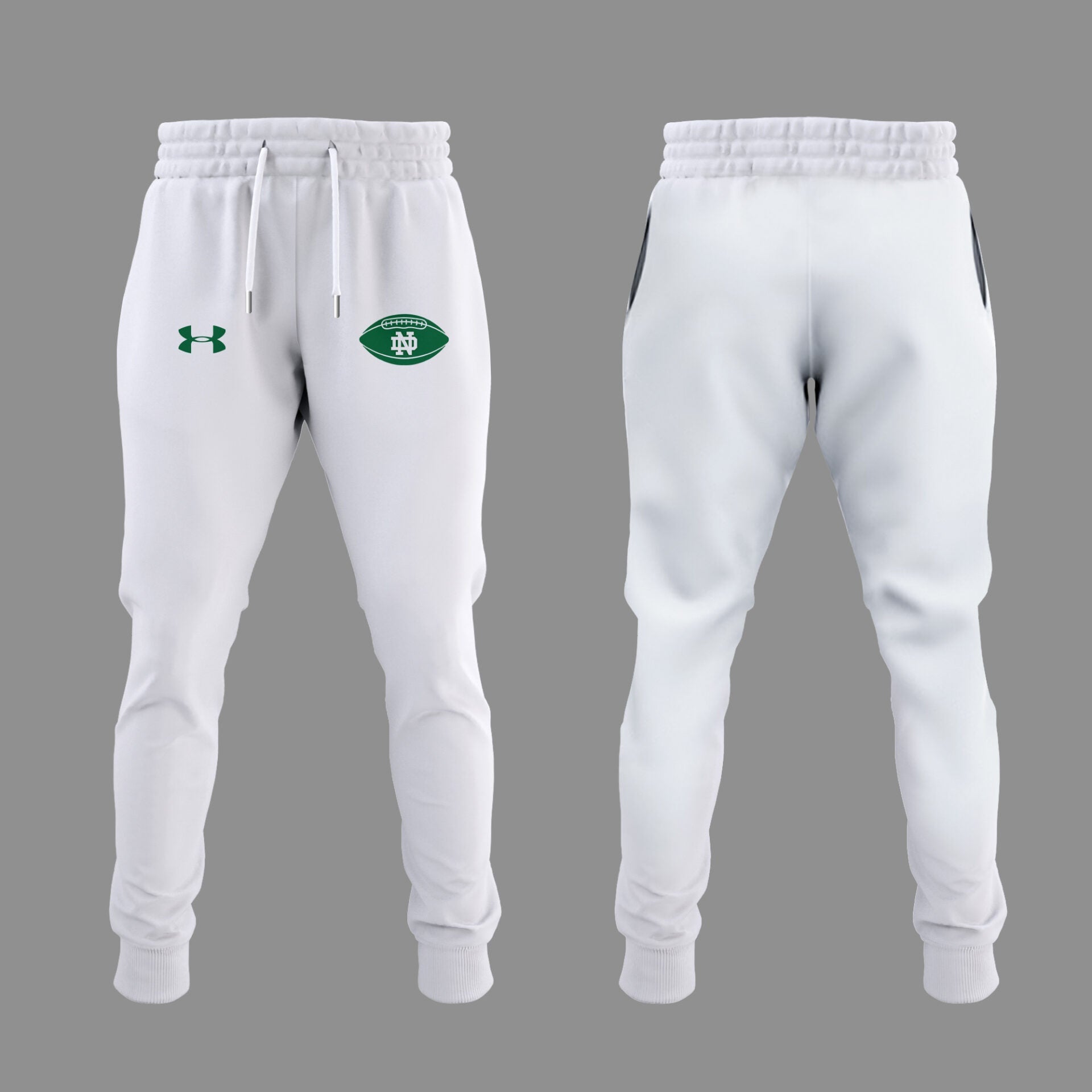 Special Edition Notre Dame “Irish Wear Green” White Hoodie
