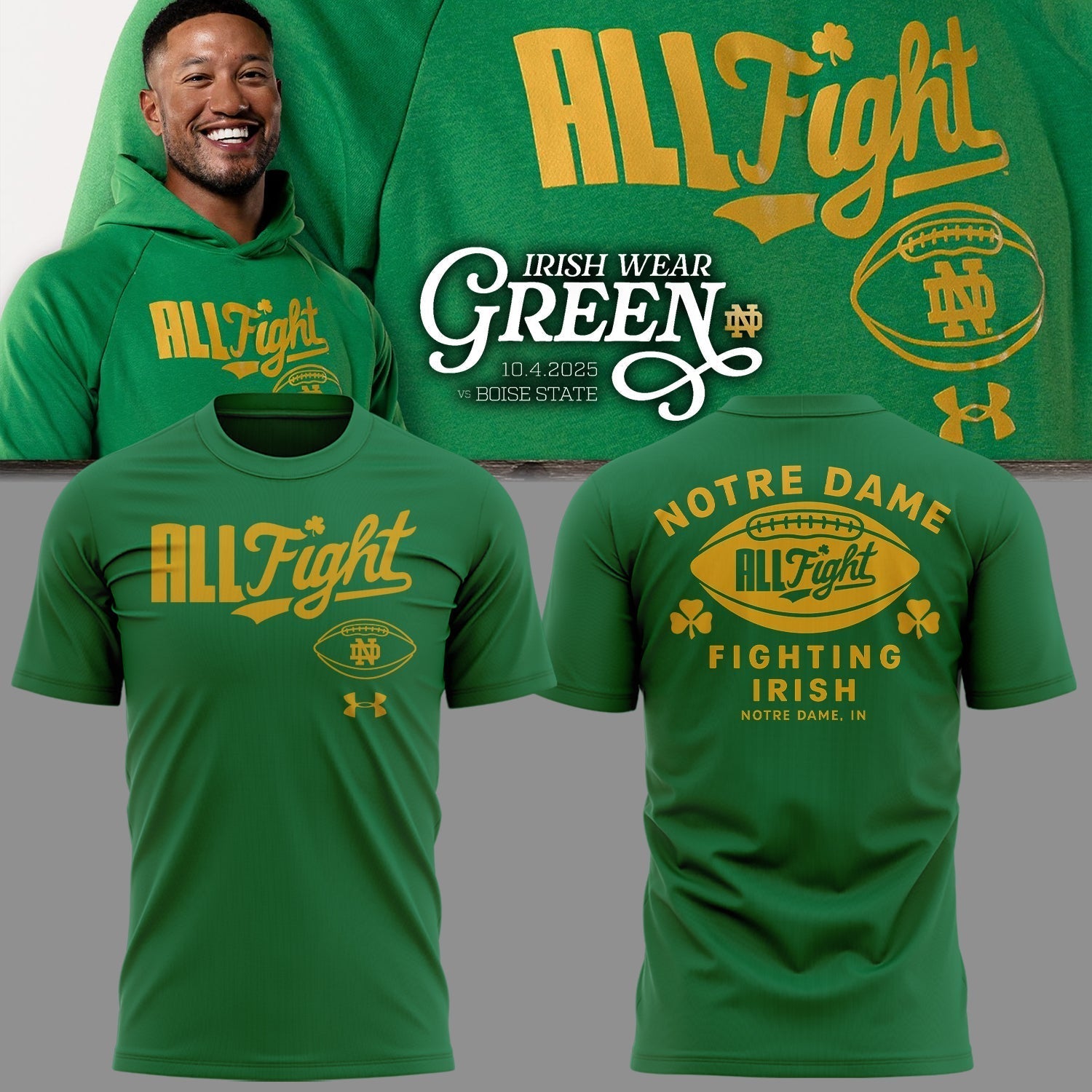 Special Edition Notre Dame “Irish Wear Green” T-Shirt