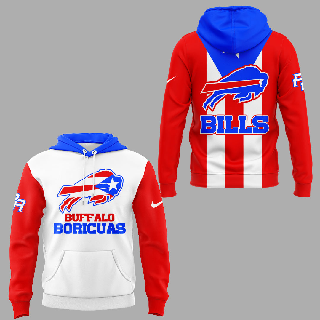 Limited Edition Buffalo Bills Puerto Rican Hoodie
