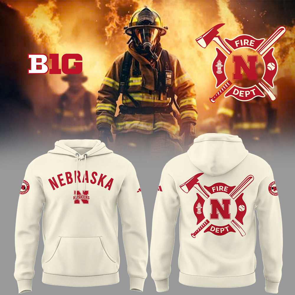 Nebraska Baseball x Firefighter Appreciation Night Hoodie