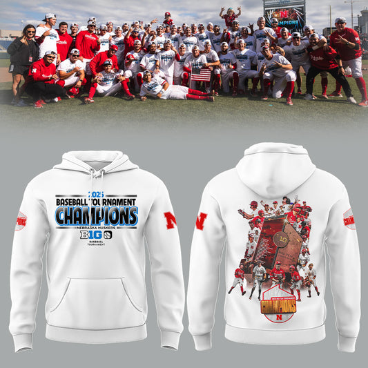 Nebraska Baseball x B1G Tourney Championship Hoodie