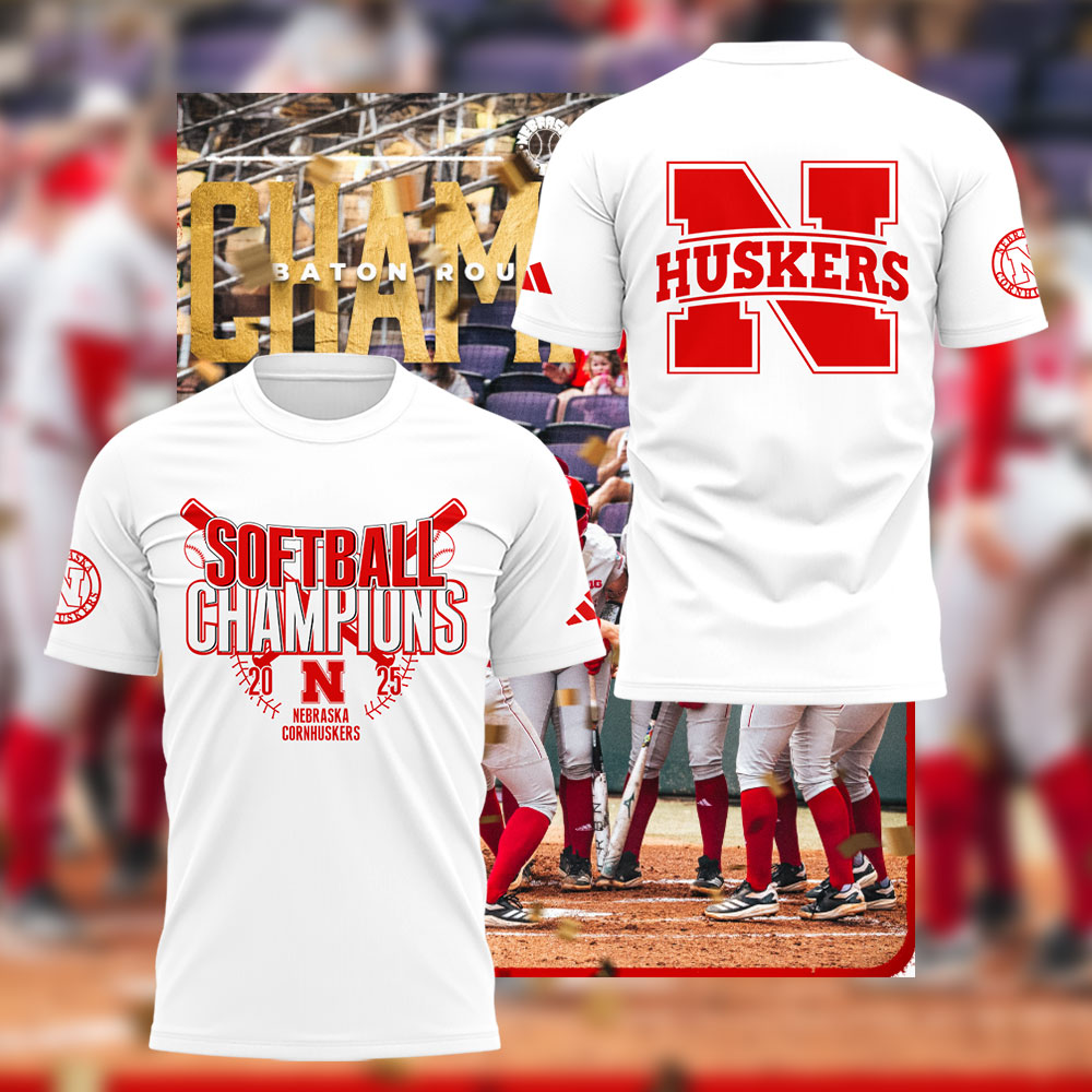 Nebraska Softball Won The 2025 Baton Rouge Regional T-Shirt
