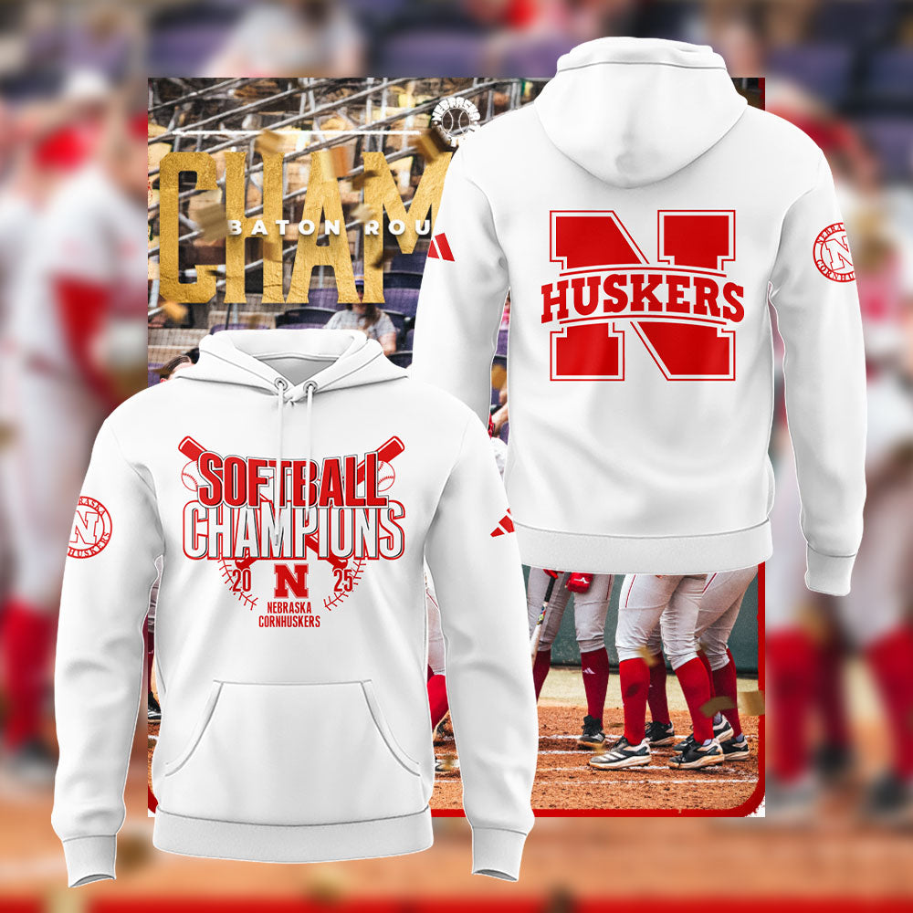Nebraska Softball Won The 2025 Baton Rouge Regional Hoodie