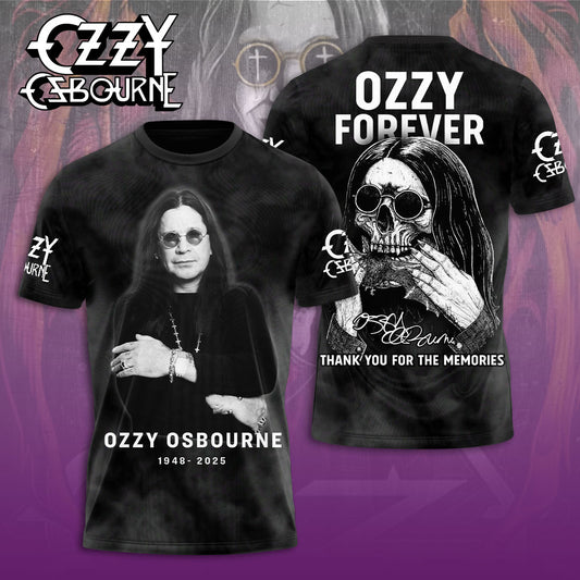 Ozzy Osbourne 3D T-Shirt - Thank You For The Memories