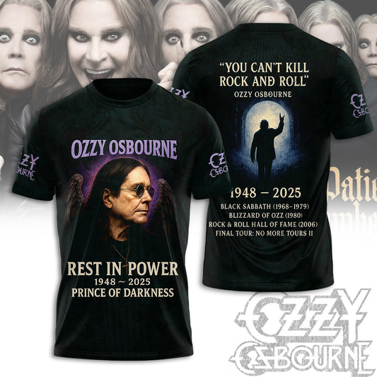 Ozzy Osbourne 3D T-Shirt - Thank You For The Memories
