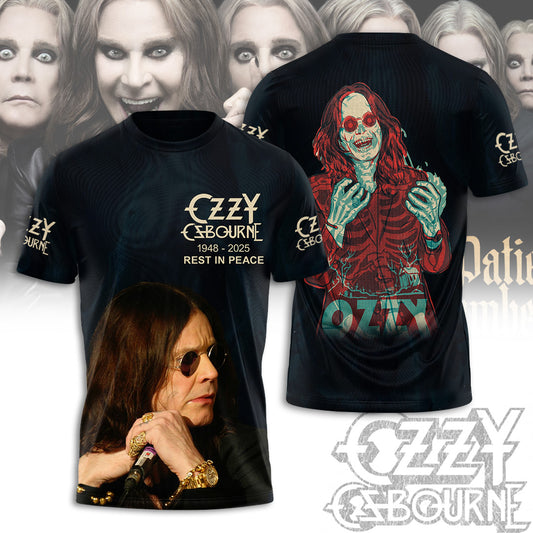 Ozzy Osbourne 3D T-Shirt - Thank You For The Memories
