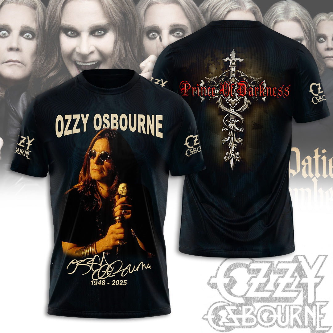 Ozzy Osbourne 3D T-Shirt - Thank You For The Memories