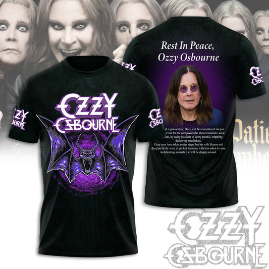 Ozzy Osbourne 3D T-Shirt - Thank You For The Memories