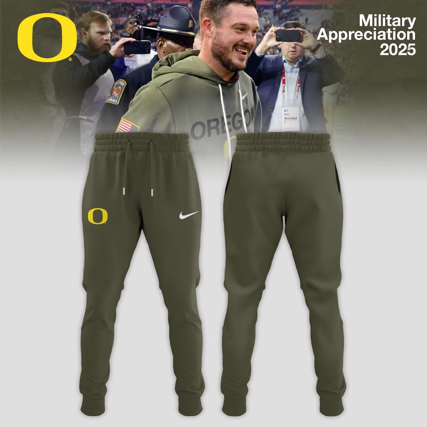 Oregon Ducks 2025 Military Appreciation Limited Edition T-shirt