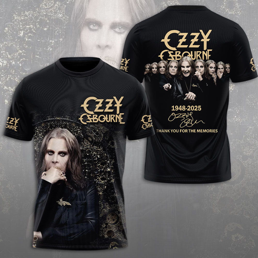 Ozzy Osbourne 3D T-Shirt - Thank You For The Memories