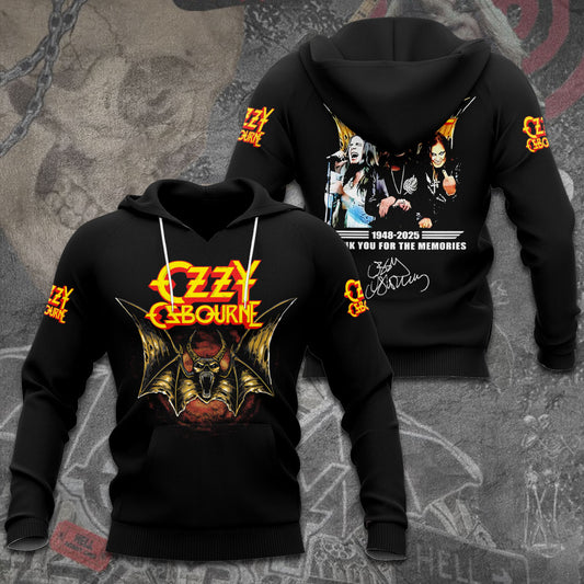 Ozzy Osbourne 3D Hoodie - Thank You For The Memories