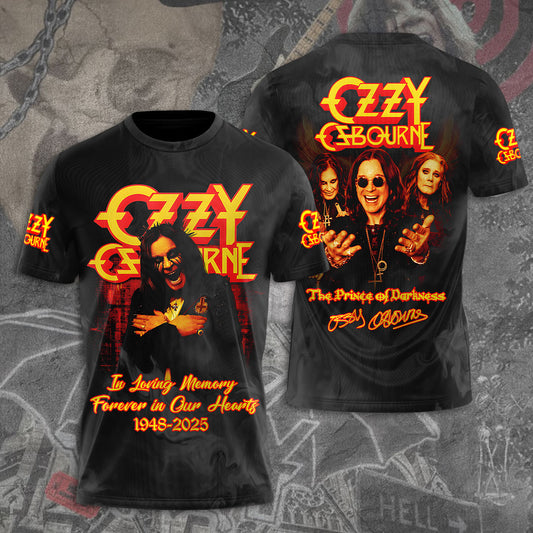 Ozzy Osbourne 3D T-Shirt - Thank You For The Memories