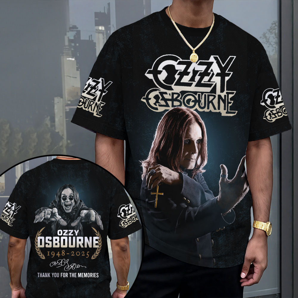 Ozzy Osbourne 3D T-Shirt - Thank You For The Memories