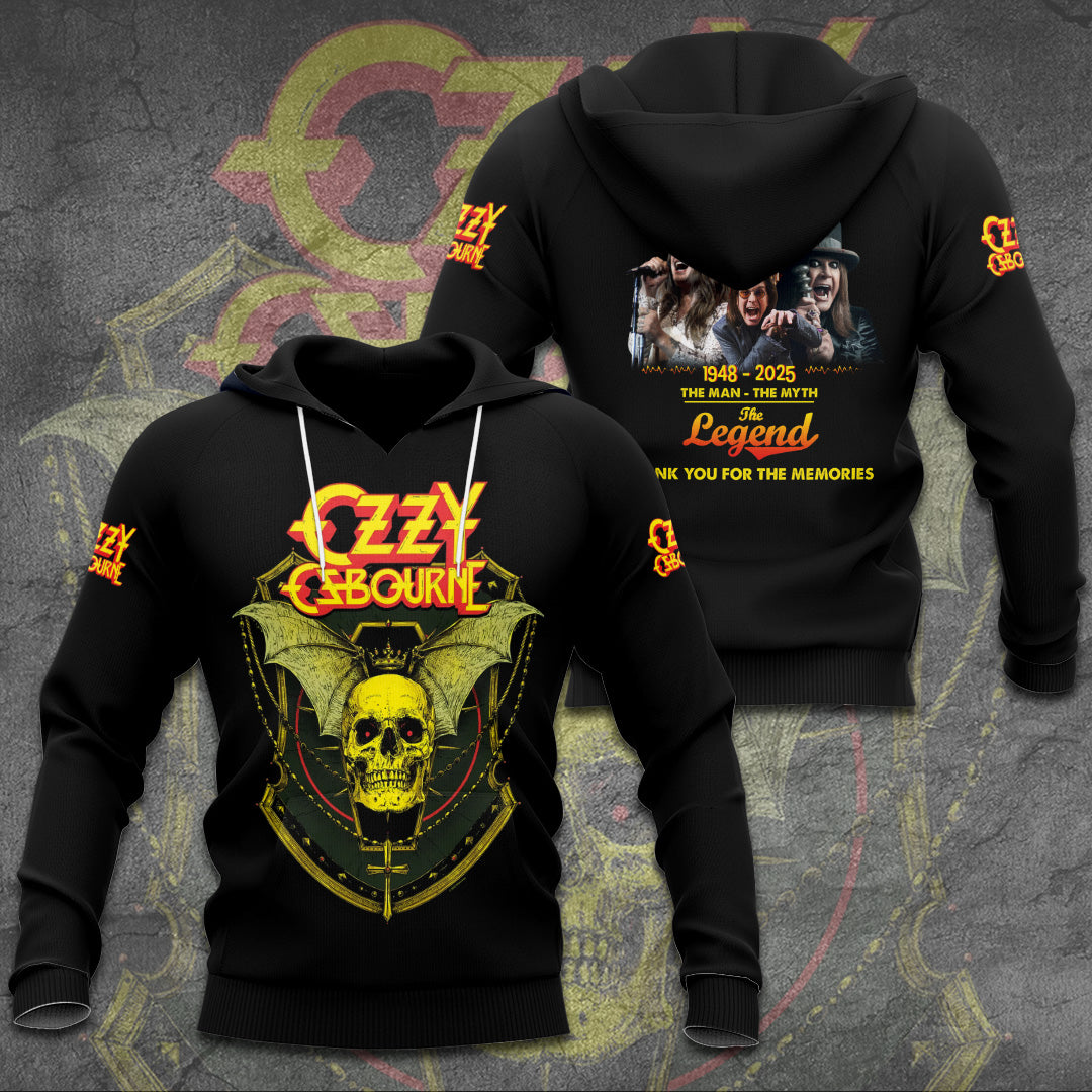 Ozzy Osbourne 3D Hoodie - Thank You For The Memories