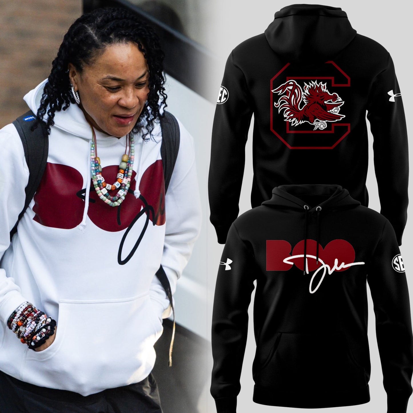 Limited Edition Dawn Staley BOO Hoodie-PU26021812