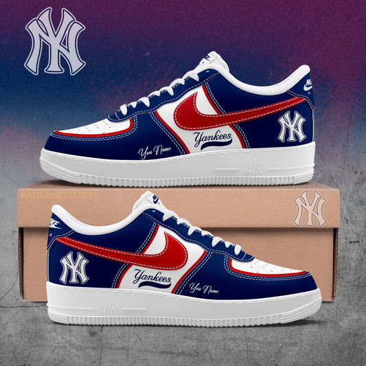 2025 Premium New York Yankees World Series Shoe - New York Yankees Custom Name For Fans Shoes