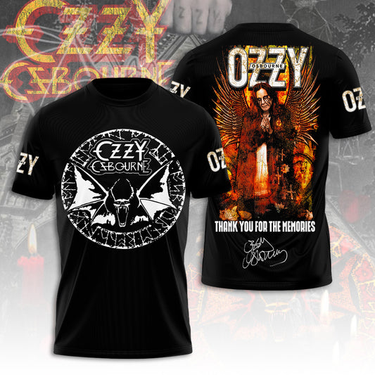 Ozzy Osbourne 3D T-Shirt - Thank You For The Memories