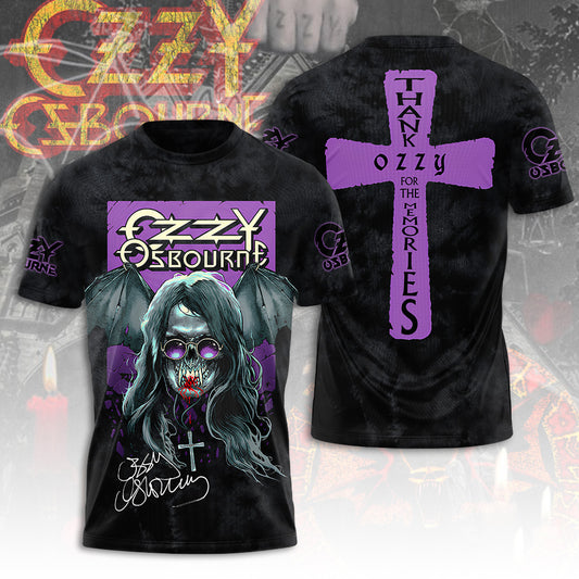 Ozzy Osbourne 3D T-Shirt - Thank You For The Memories