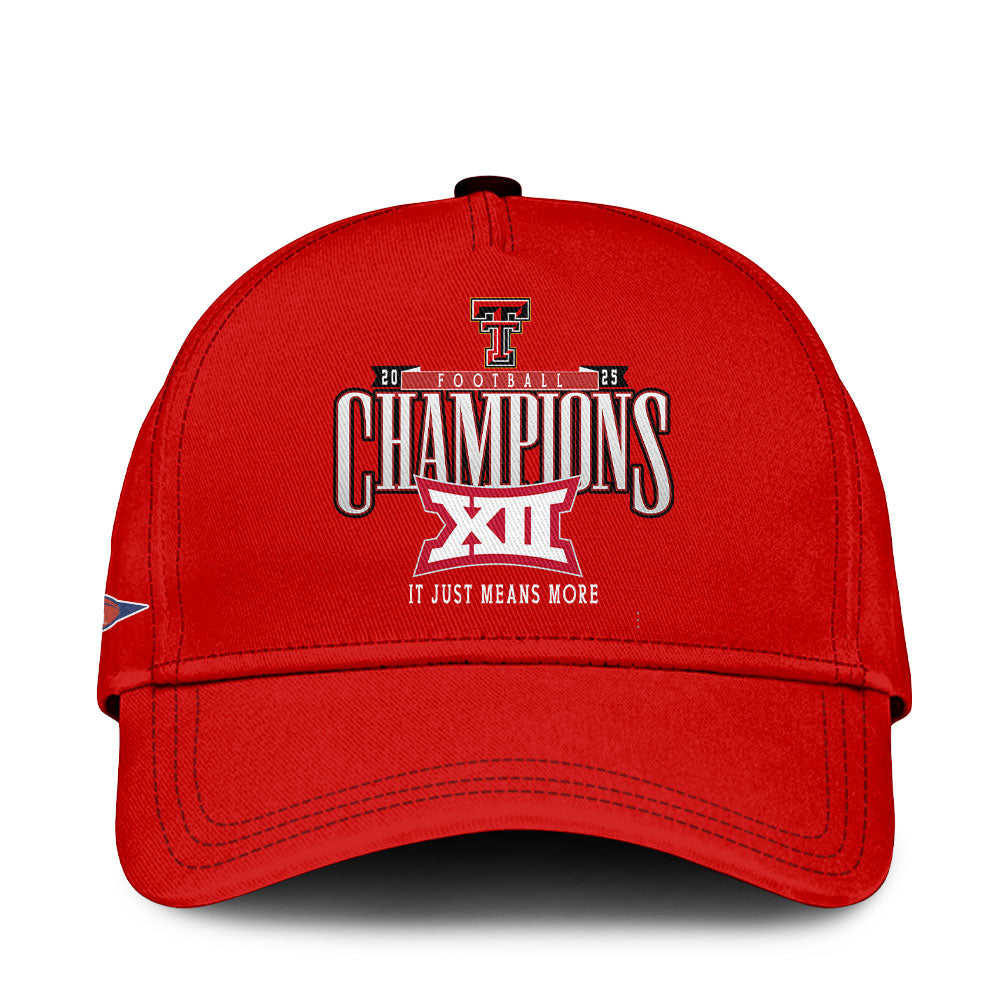 _TT Football 2025 Big 12 Conference Champs Tshirt V2