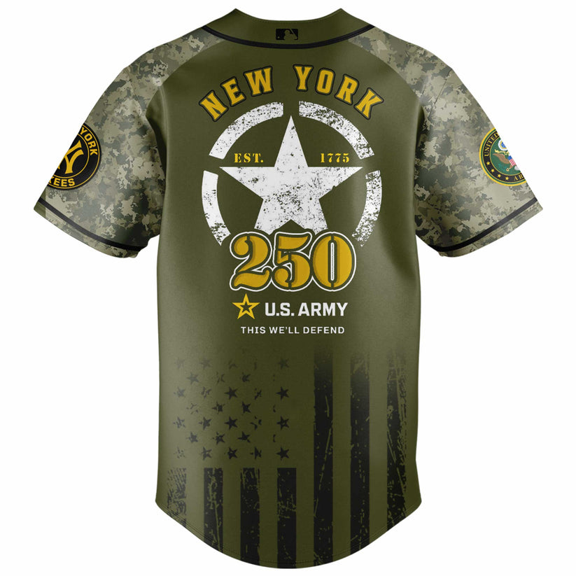 New York Yankees MLB x 250 U.S. ARMY Jersey