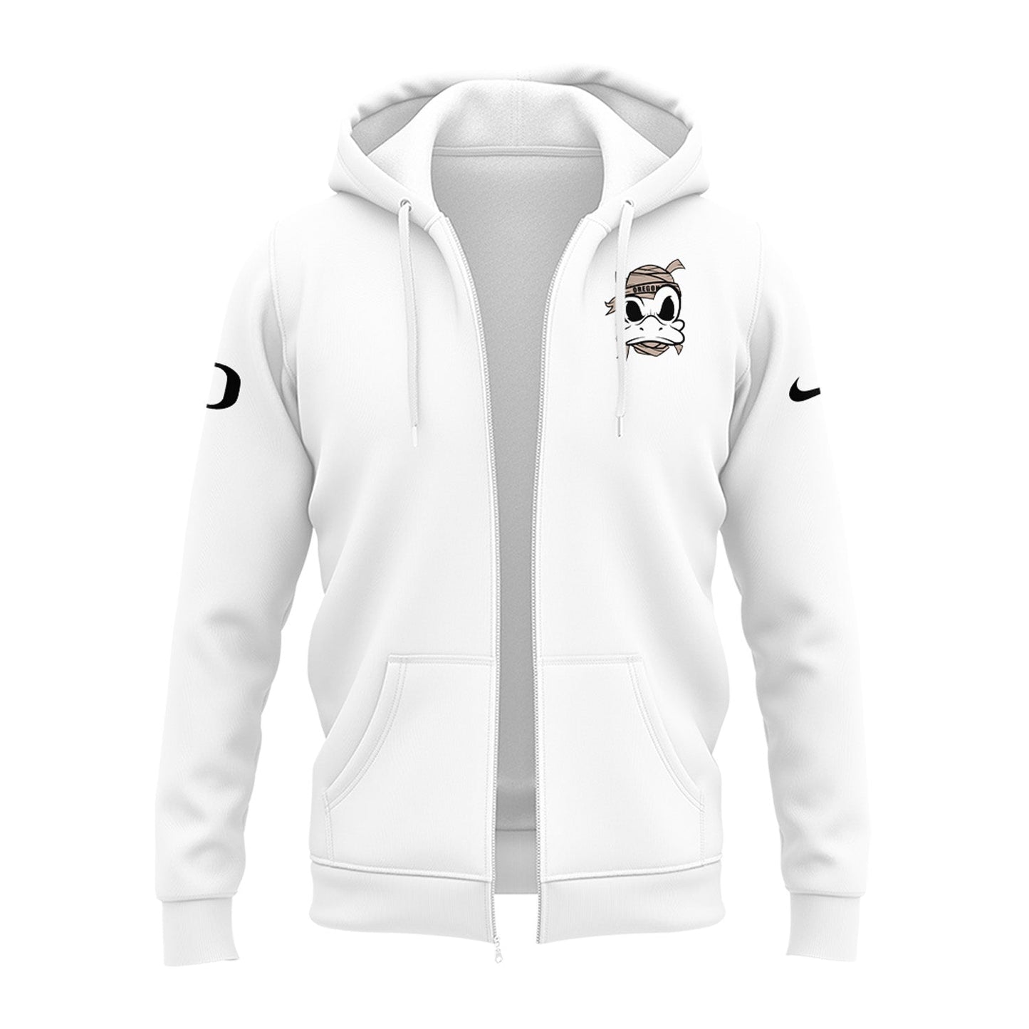 Special 2025 Mummy Duck Oregon Football Zip Hoodie