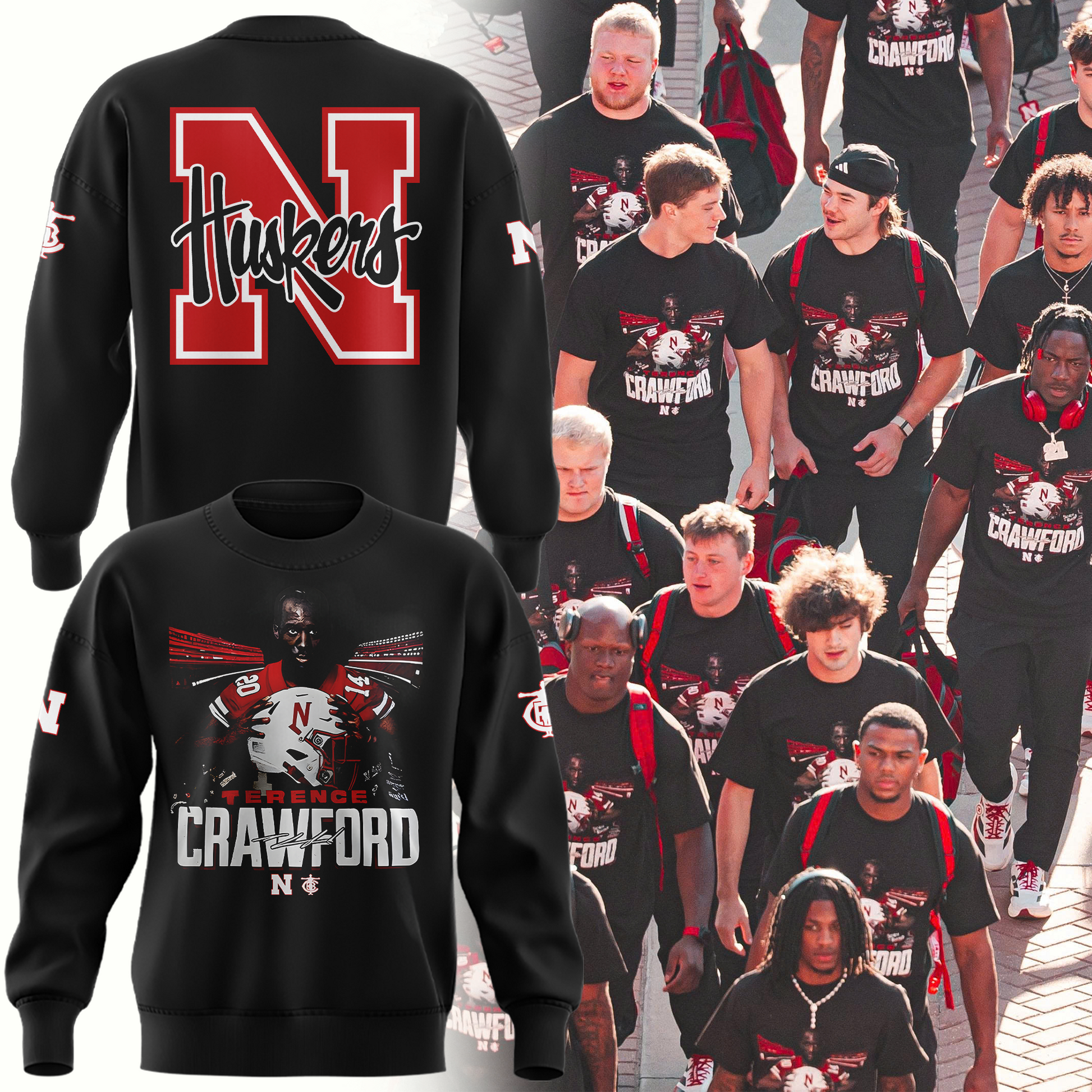 Exclusive Version Nebraska Football x Crawford Sweatshirt 2025