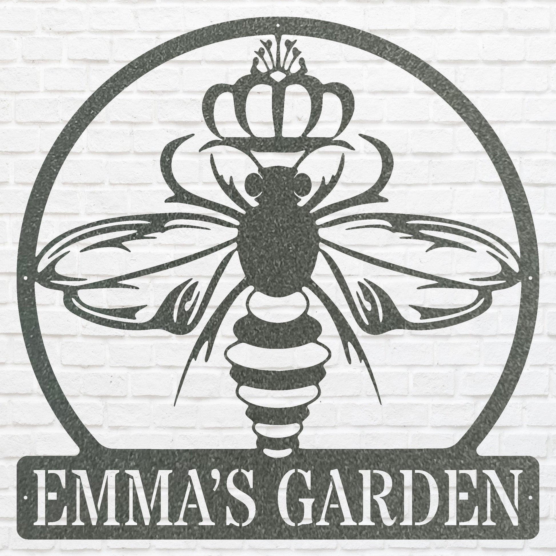Queen Bee Metal Sign, Honey Bee Sign Metal Wall Art, Outdoor Metal Sign, Bee Wall Decor, Honey Lover Gift