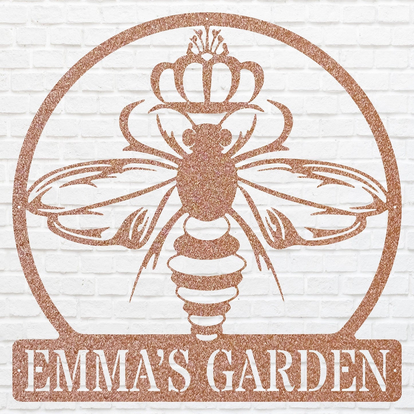 Queen Bee Metal Sign, Honey Bee Sign Metal Wall Art, Outdoor Metal Sign, Bee Wall Decor, Honey Lover Gift