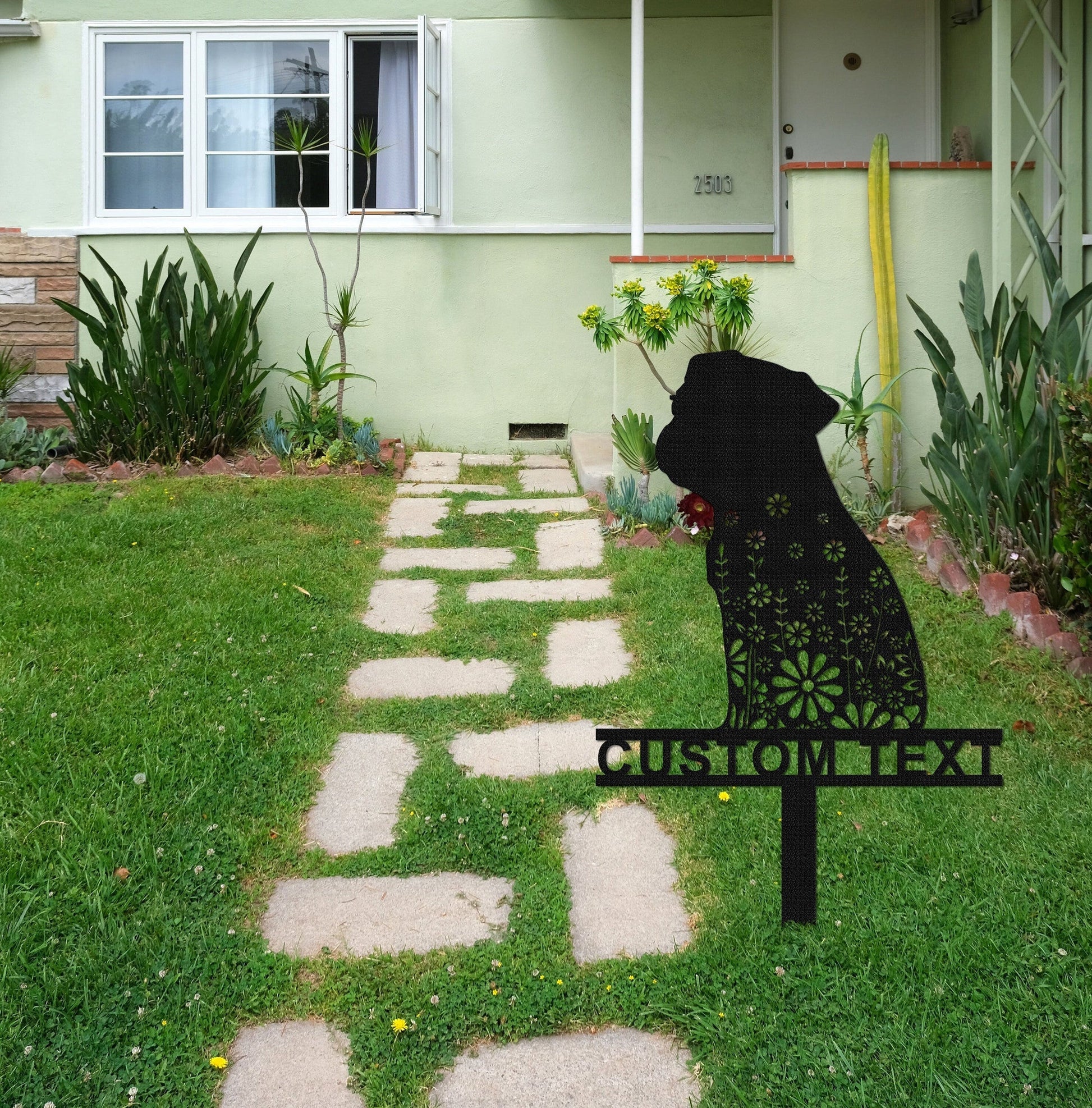 Custom Pug Memorial Stake Sign,Pet Grave Markers Sign, Metal Sign With Stake,Pet Loss Gift,Sympathy Sign, Remembrance Stake