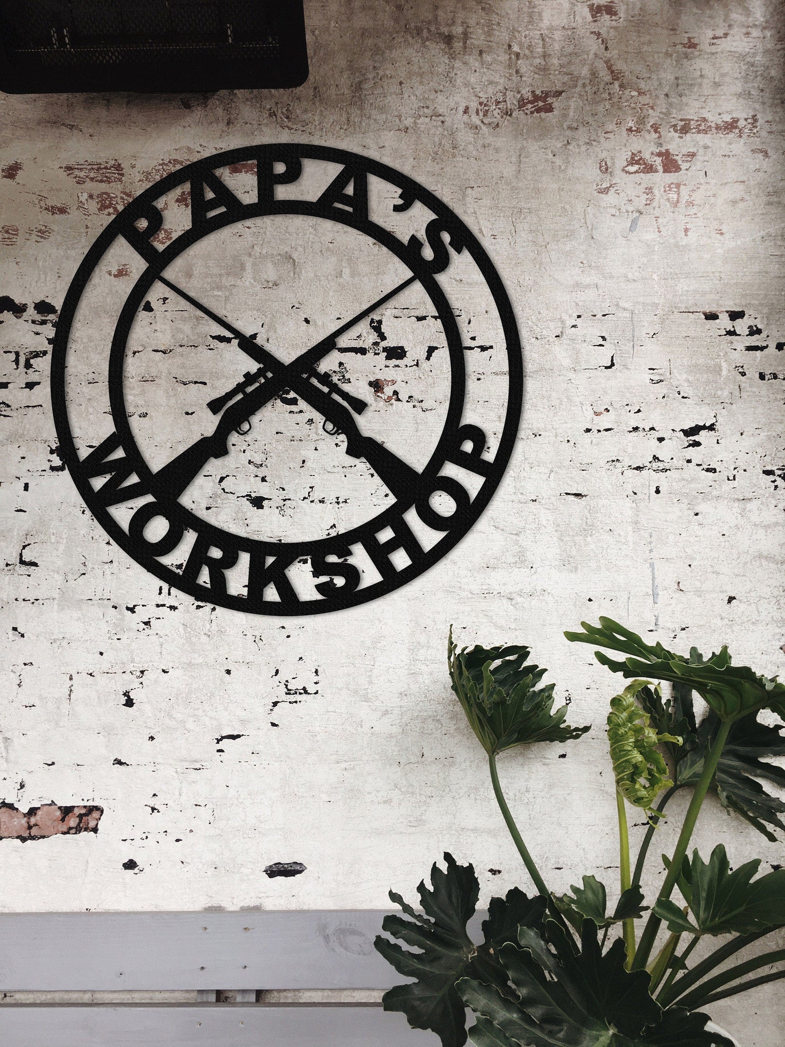 Custom Gun Sign,Gun Metal Wall Art,Gunsmith Gift,AR-5 Sign,Personalized Armory Sign,Gun Gift,Veteran Gift,Armory Decor,Military Decor