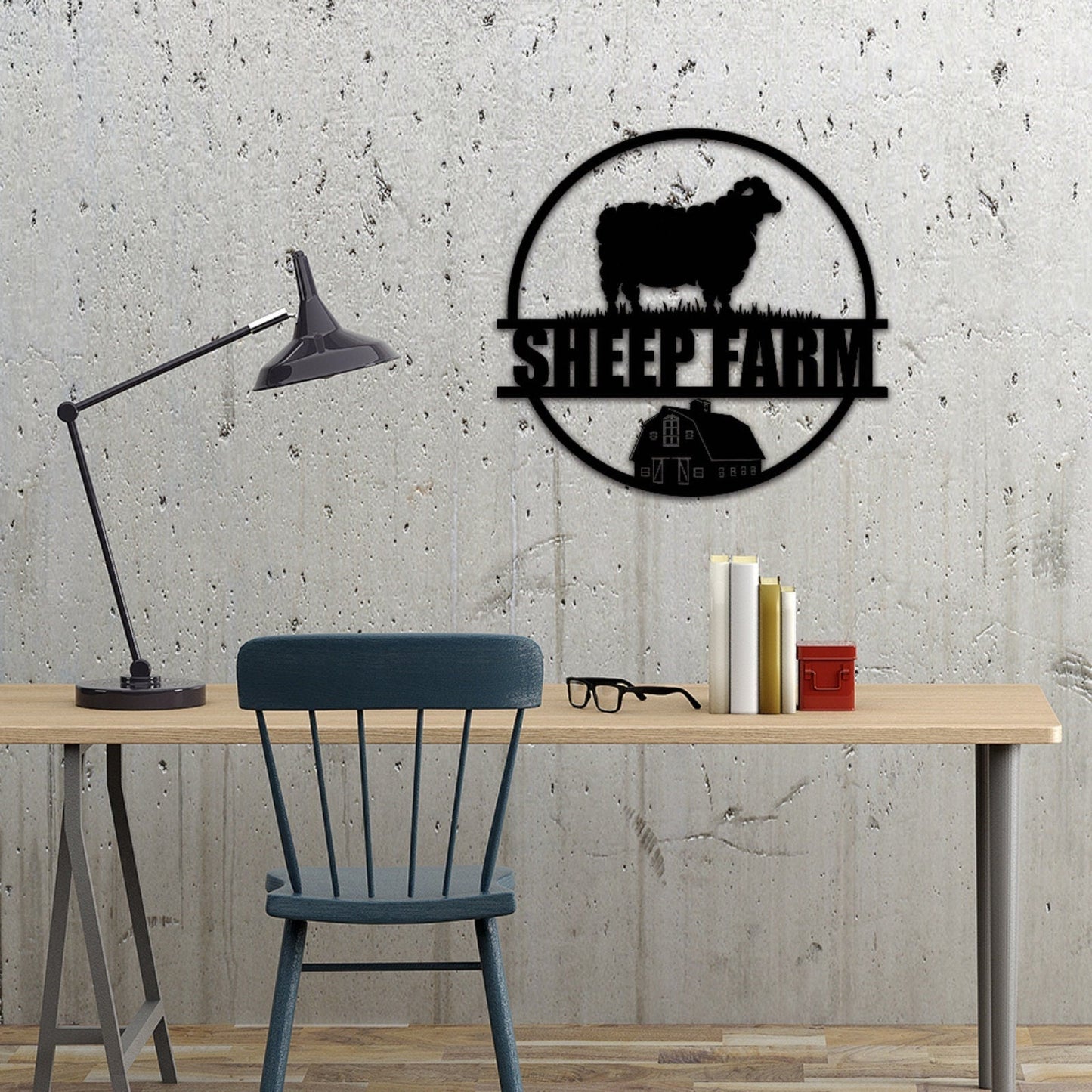 Custom Goat Metal Sign,Personalized Sheep Farm Sign,Lamb Sign,Goat Sheep Metal Wall Art,Metal Goat Farmhouse Decor,Farmer Gift