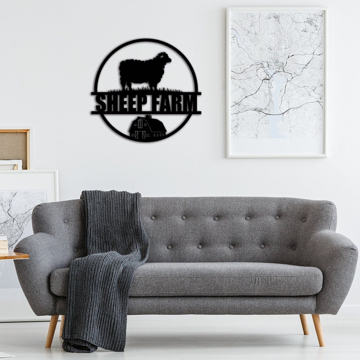 Custom Goat Metal Sign,Personalized Sheep Farm Sign,Lamb Sign,Goat Sheep Metal Wall Art,Metal Goat Farmhouse Decor,Farmer Gift