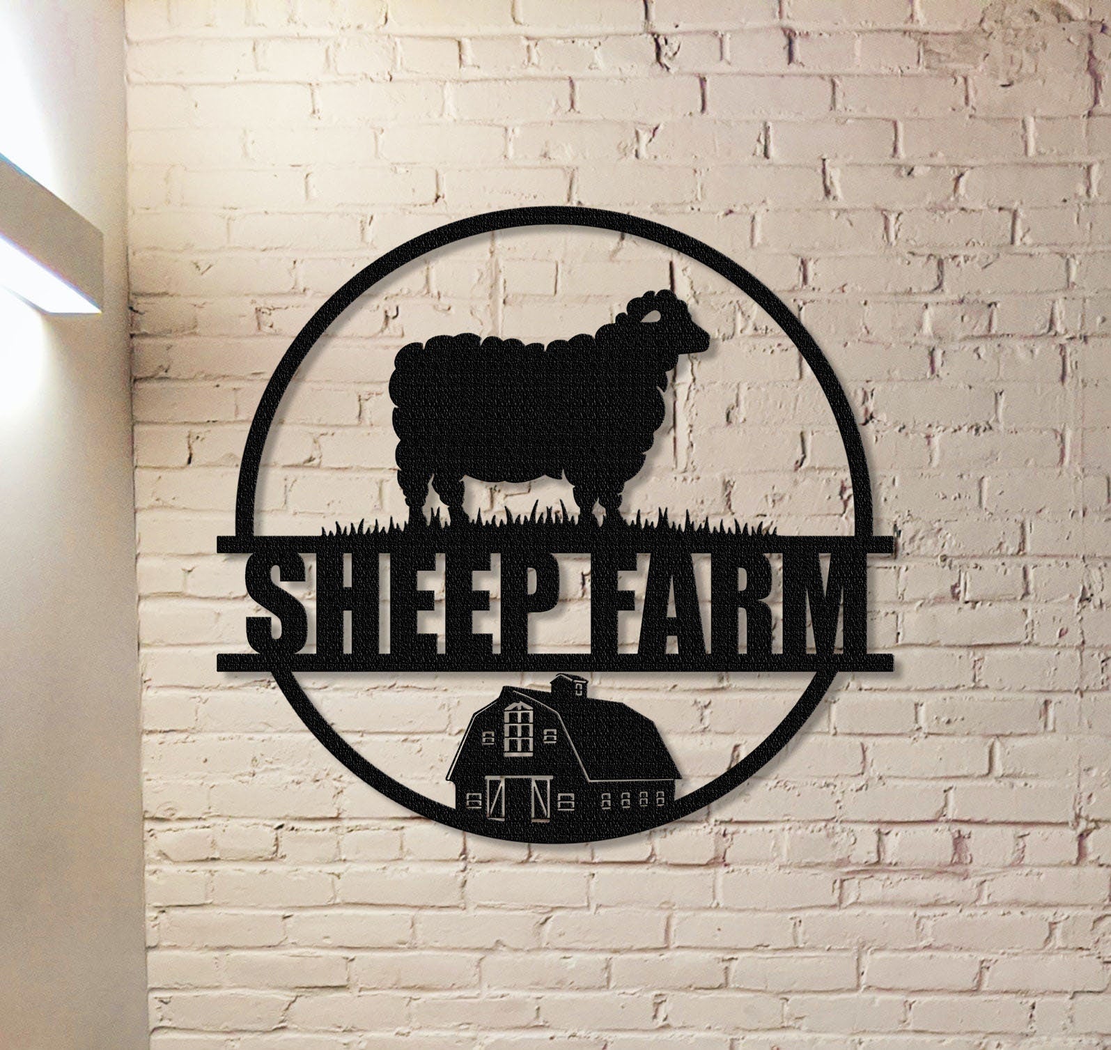 Custom Goat Metal Sign,Personalized Sheep Farm Sign,Lamb Sign,Goat Sheep Metal Wall Art,Metal Goat Farmhouse Decor,Farmer Gift