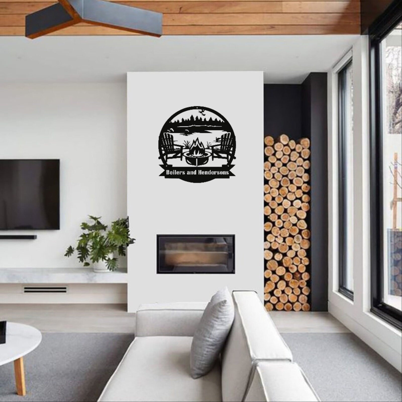 Custom Campfire Sign,Camping Sign,Campers Sign,Campsite Sign,Personalizes Camp Sign Name.Cabin Sign,Fire Pit Sign,Camping Gifts