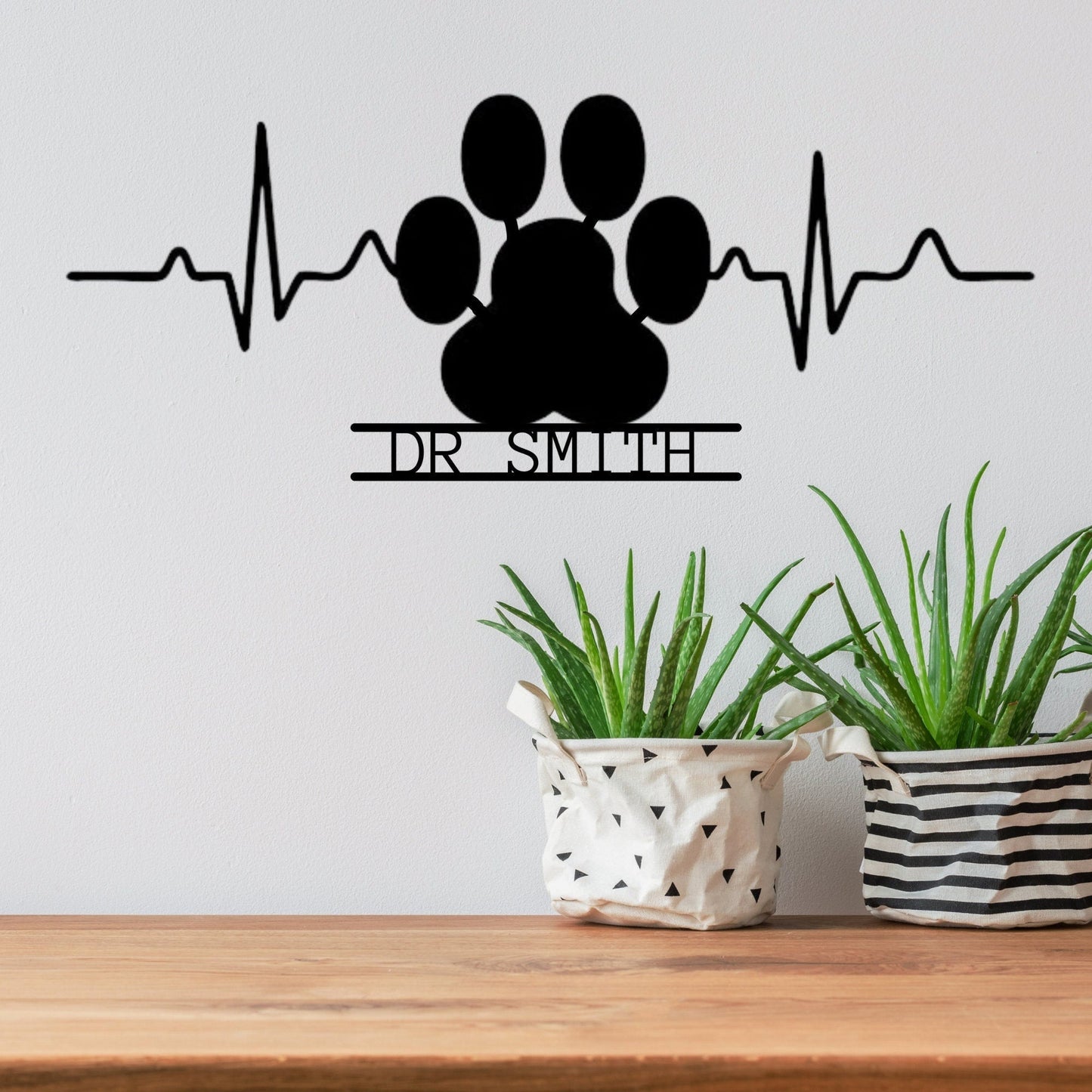 White Veterinary Doctor Metal Sign, Veterinary Gift, Personalized Vet Gift, Veterinary Art, Custom Gift For Veterinarian